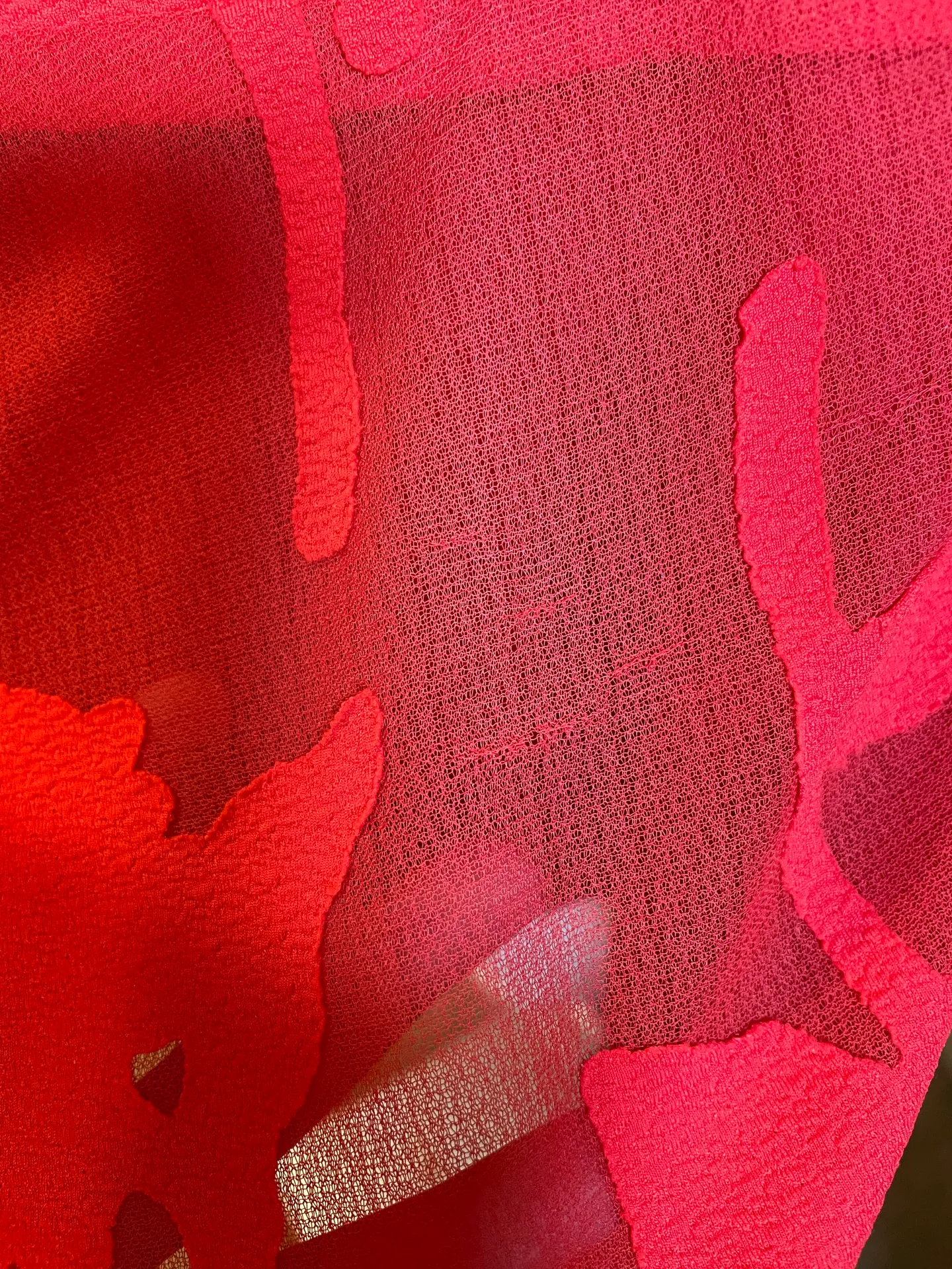 Halter Keyhole Red Jacquard Flapper Cocktail Dress - Image 14