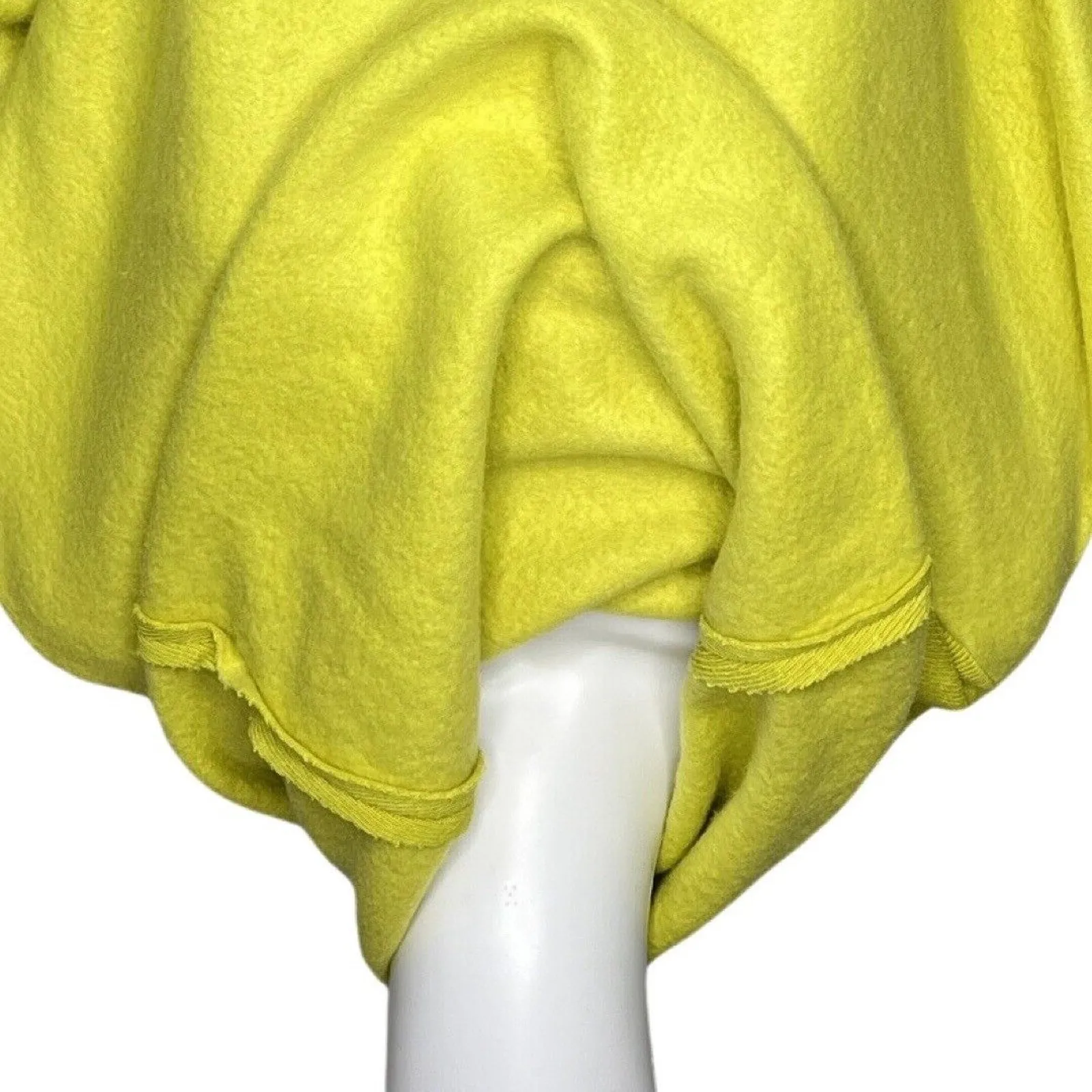 Free People Sweater‎ Womens XS Chartreuse Huntington Oversized Comfy Lagenlook - Image 5