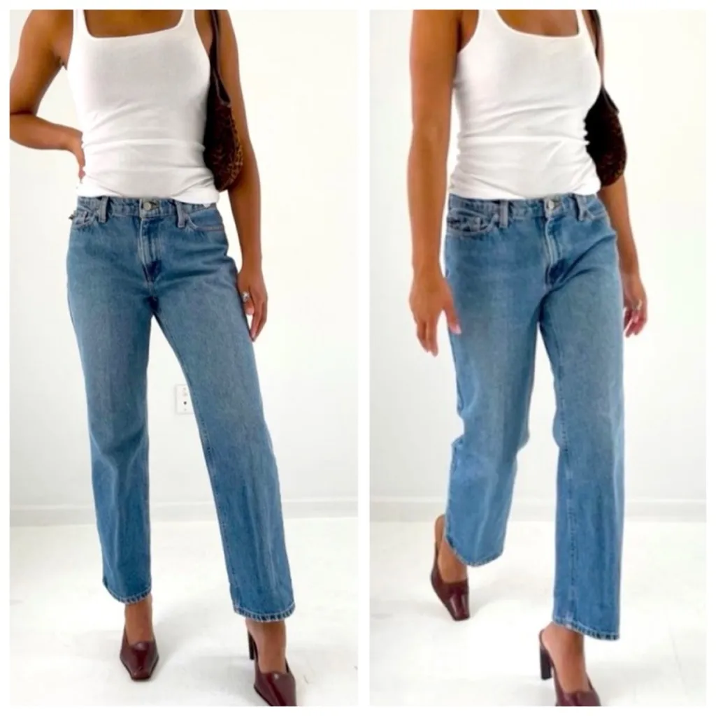 POLO Ralph Lauren Vintage Saturday Jeans, Mom Straight Leg Classic Style sz. 8 - Image 10