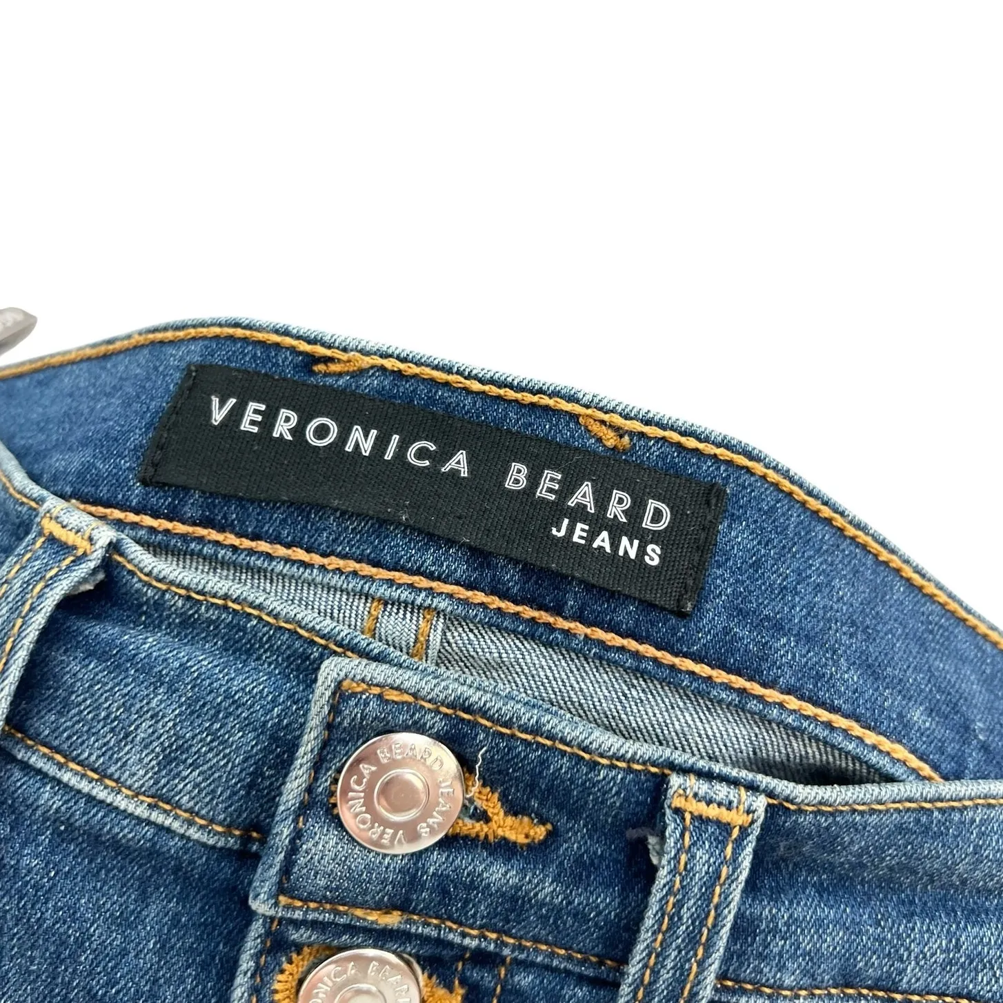 Veronica Beard Carolyn Baby Boot-Cut Jeans Tuxedo Stripe Blue Size 26 2 - Image 10