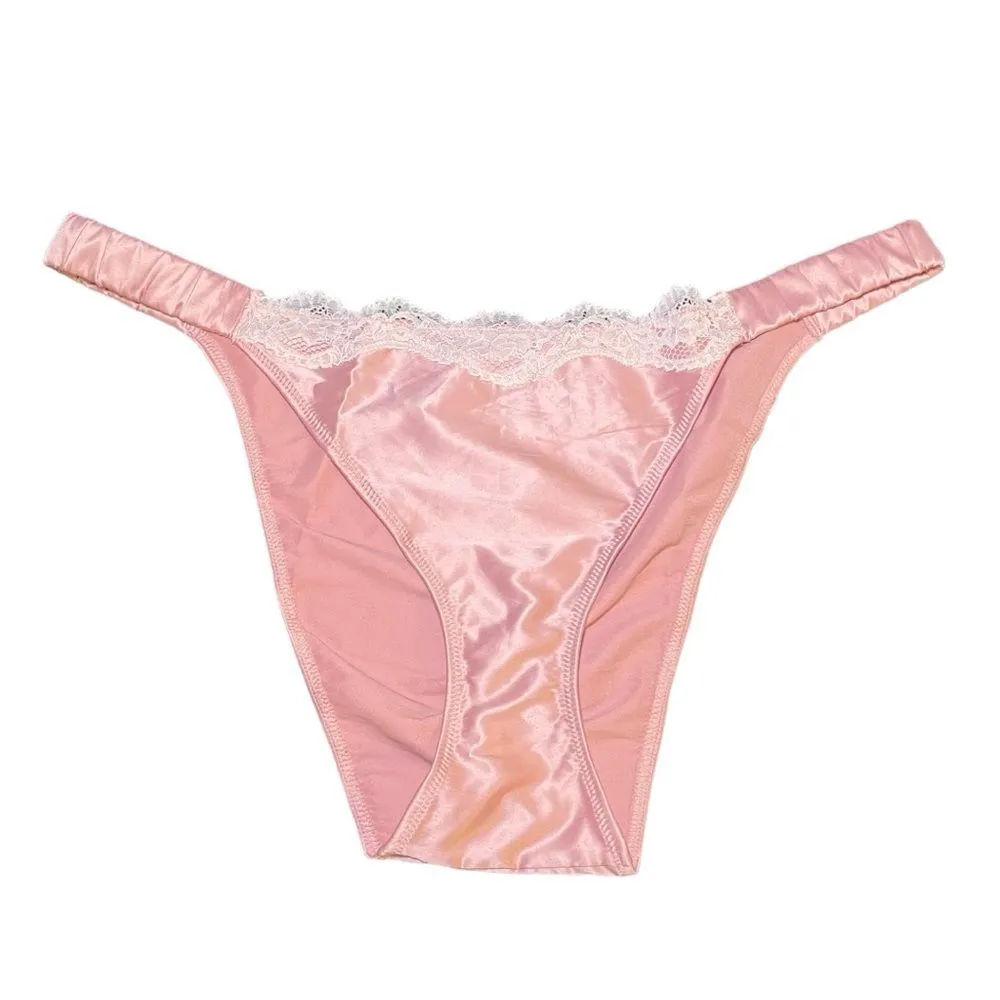 NWT Adore Me Averly Unlined Satin Bralette & Panty Set in Mellow Rose Size Large - Image 8