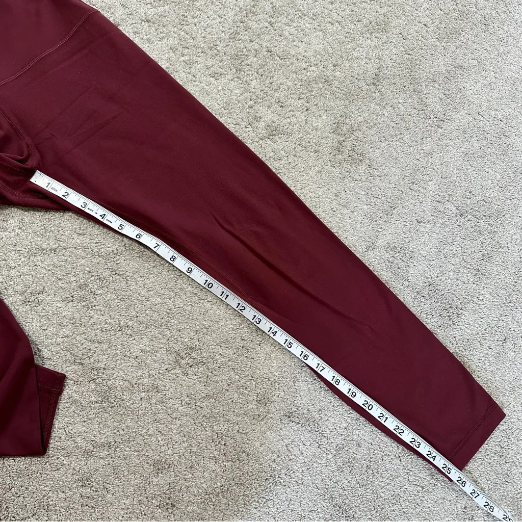 Lululemon Women’s Align High-Rise Pant 25" Legging Yoga in Mulled Wine Red 8 - Image 13