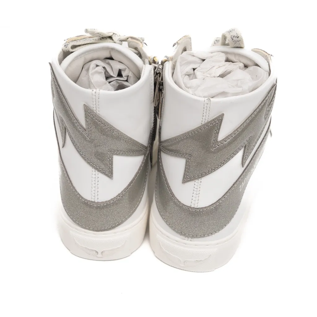 Zadig & Voltaire. Women's High Flash High-Top Sneakers. - Image 12