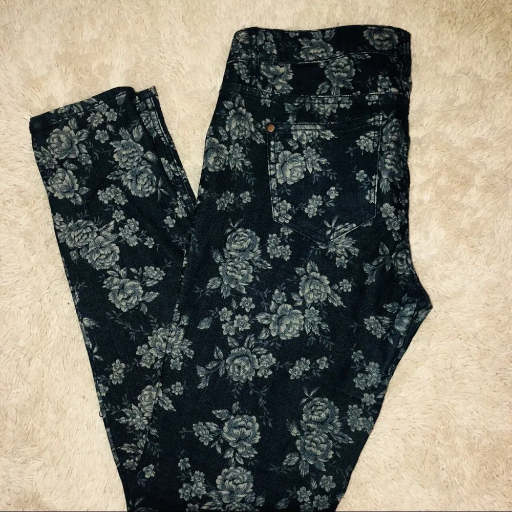 American Rag  floral print jeans - Image 5