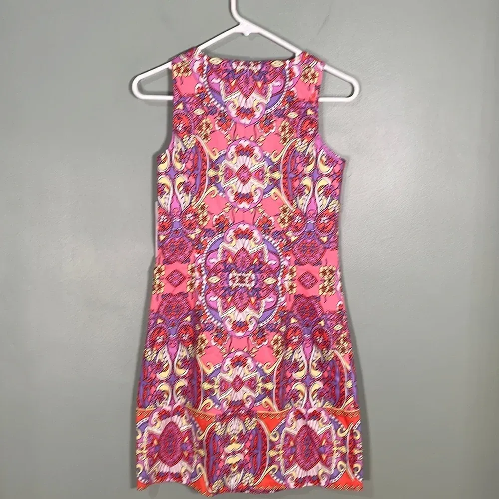 Maggie‎ London Coral Orange Crush Shift Dress 2p NWT - Image 2