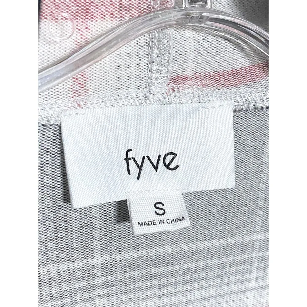 Fyve Plaid Pullover Henley Hoodie Roll Tab Womens S NWT Cabincore Cozy Gorpcore - Image 7