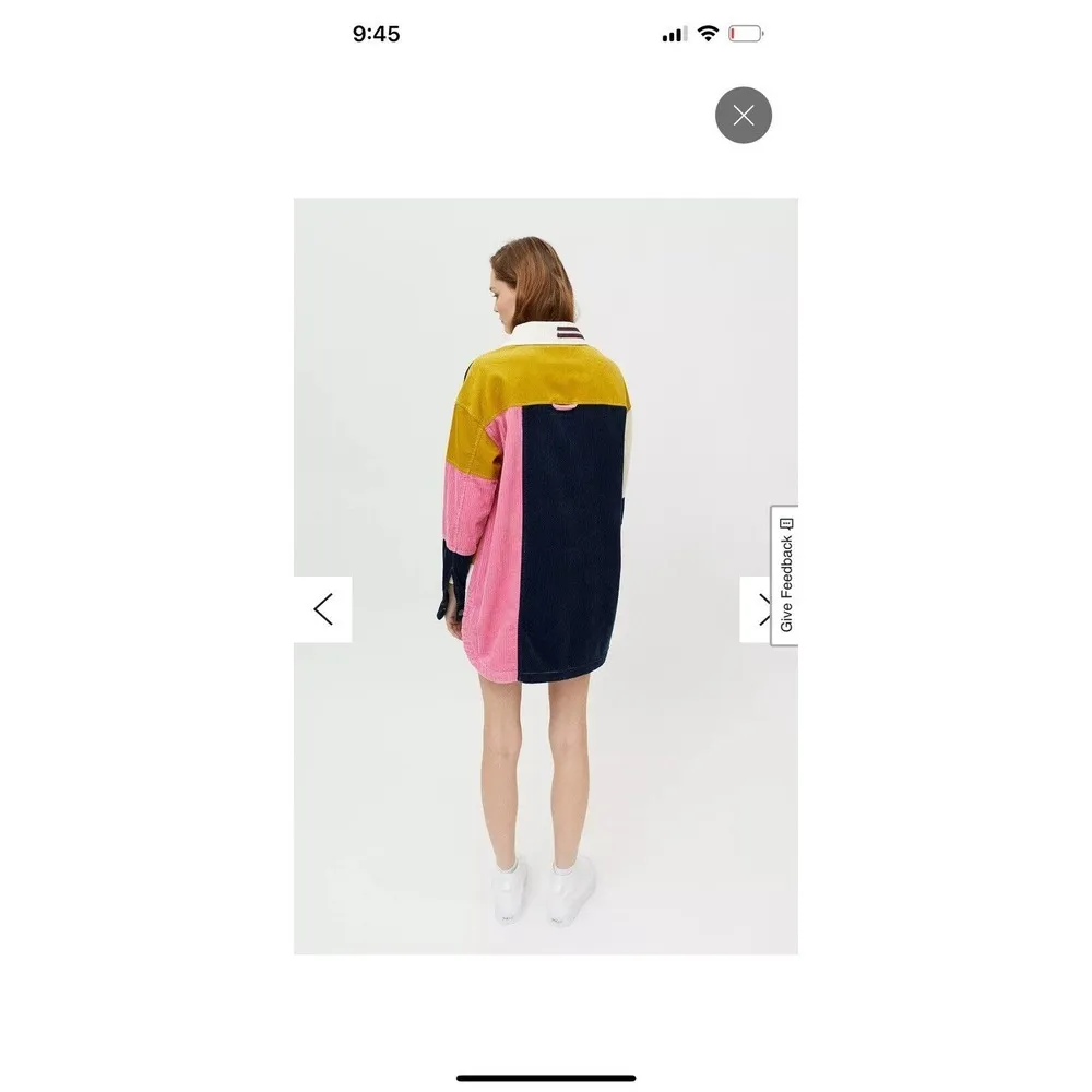 BDG Urban Outfitters Color Block Cotton Corduroy Shacket Size Small - Image 6