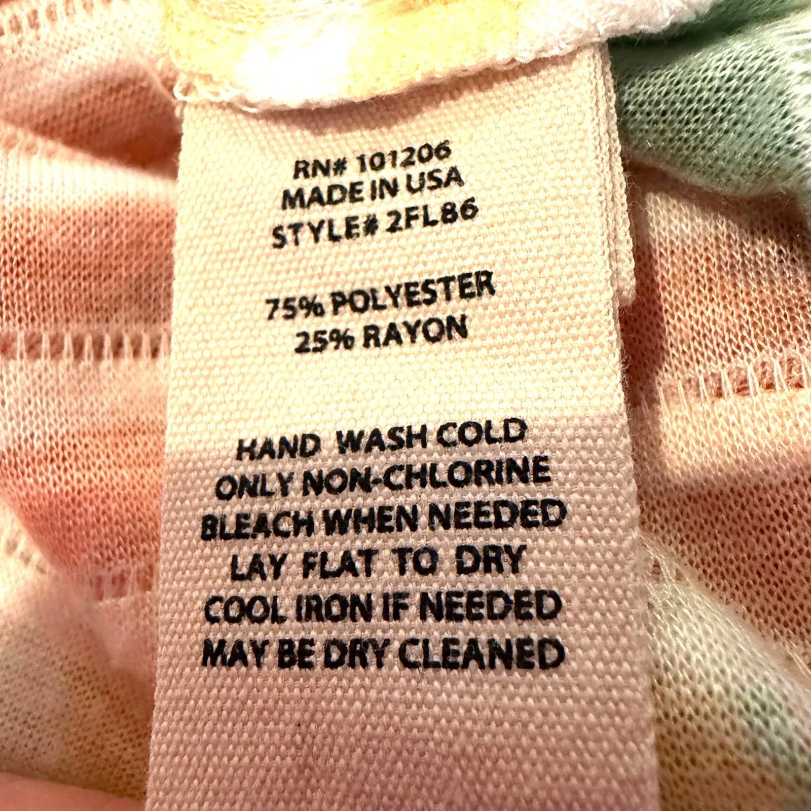 Soft Surroundings Reagan Tropical Stripe Tunic Top Women's Large Resortwear - Image 6