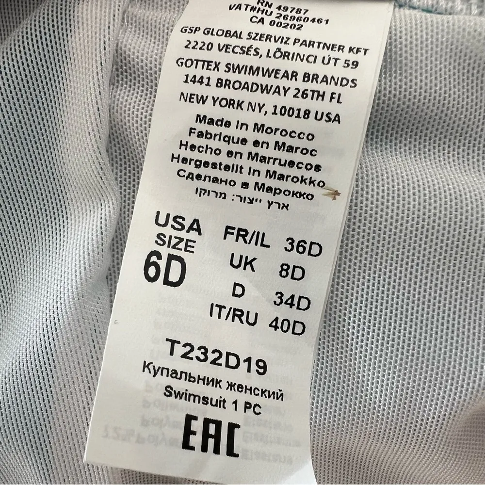 PROFILE BY TUTTI FRUTTI D-CUP SCOOPNECK SHIRRED UNDERWIRE 1PIECE SWIMSUIT - Image 10