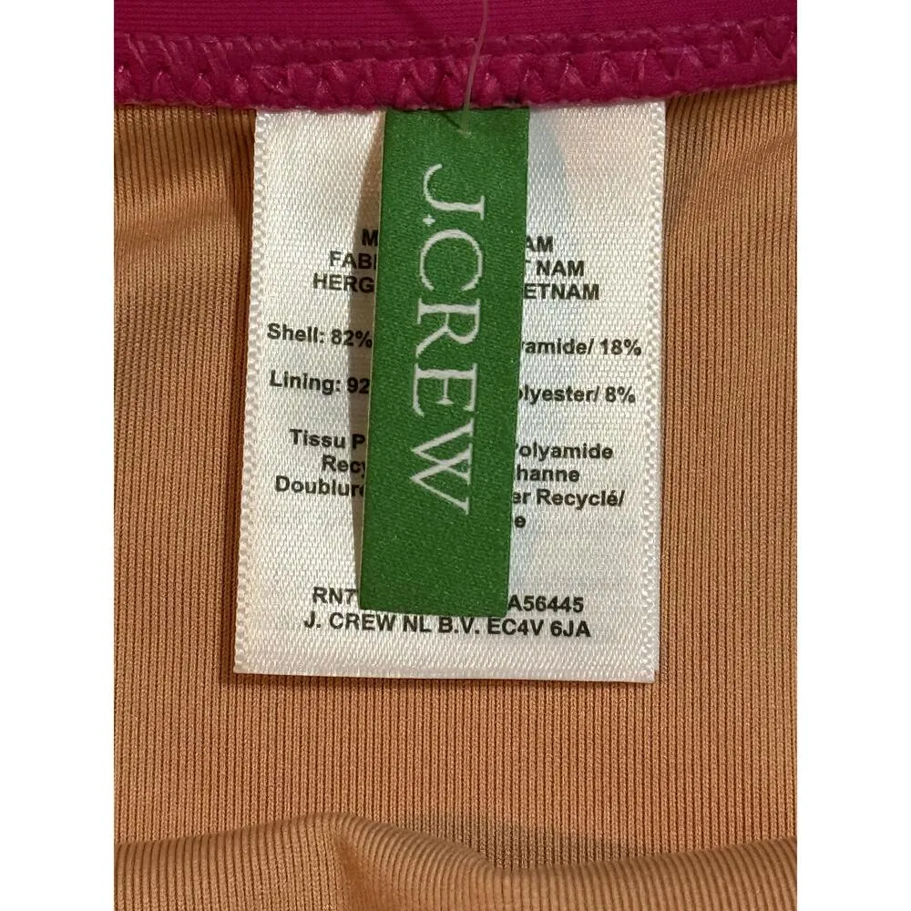 NWT J. Crew Hallie Bikini Bottom BM642 Radiant Fuchsia Pink Womens Size Small, S - Image 4