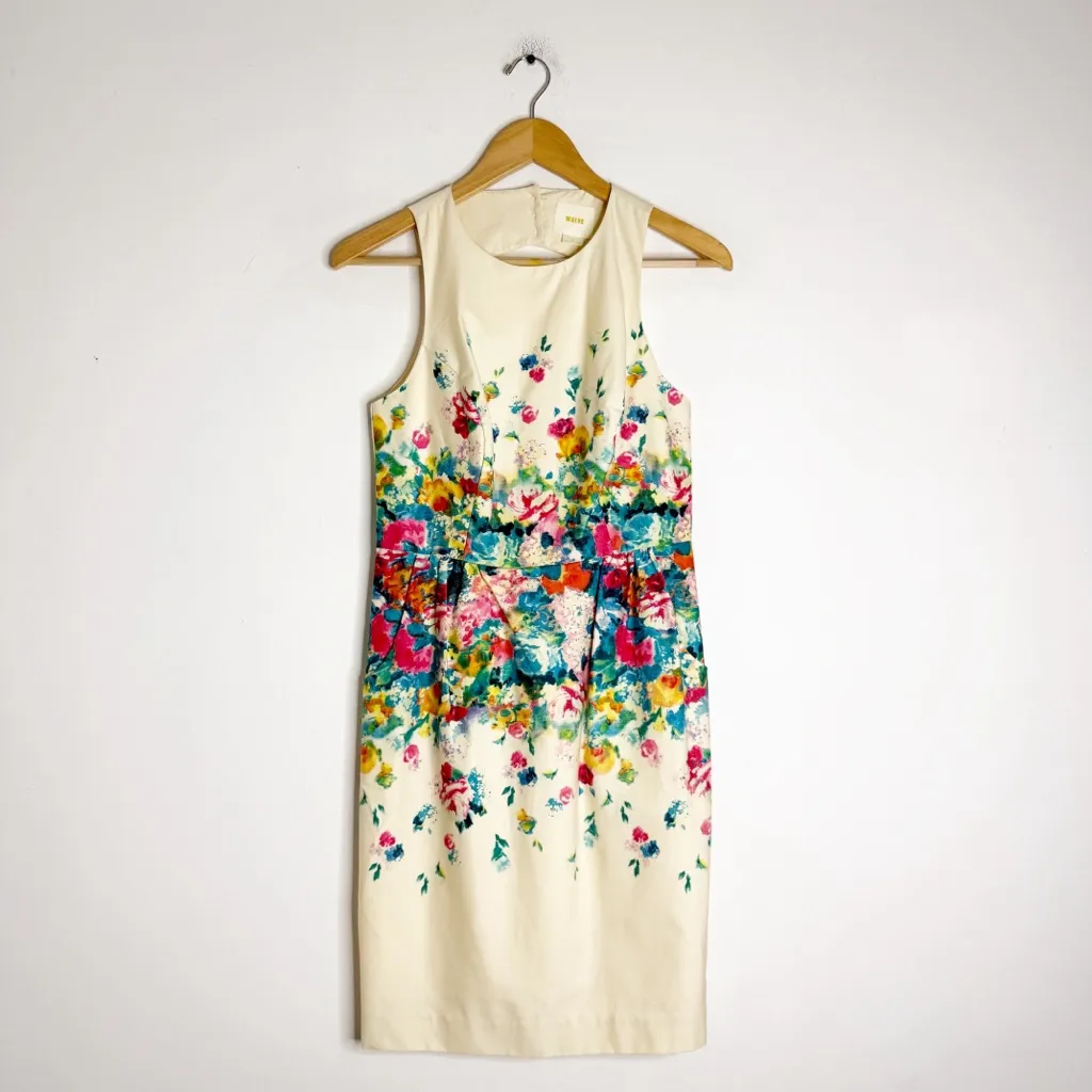 Maeve by Anthropologie Tea Garden Floral Sheath Dress – Size 4 - Image 4