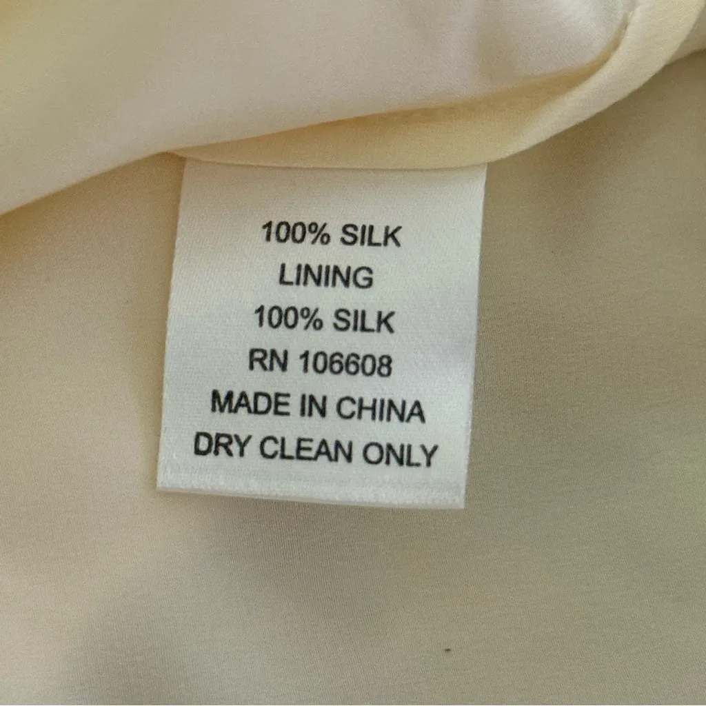 RARE Y2K Eva Fortune Silk Mini Dress 2004 Pink Size 4 - Image 6