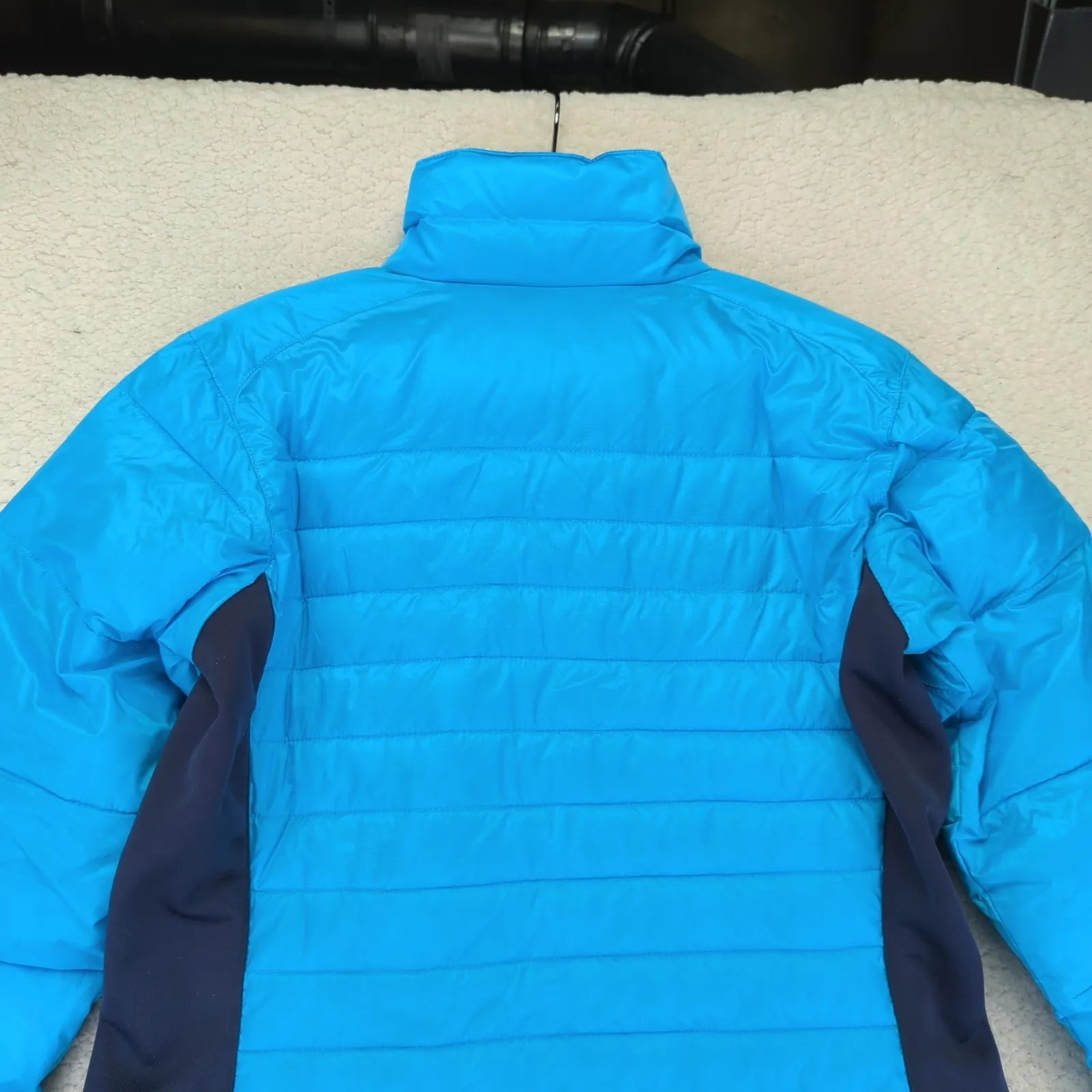 Columbia Powder Pillow Hybrid Jacket Women's Medium Puffer Blue Insulated Gorp - Image 11