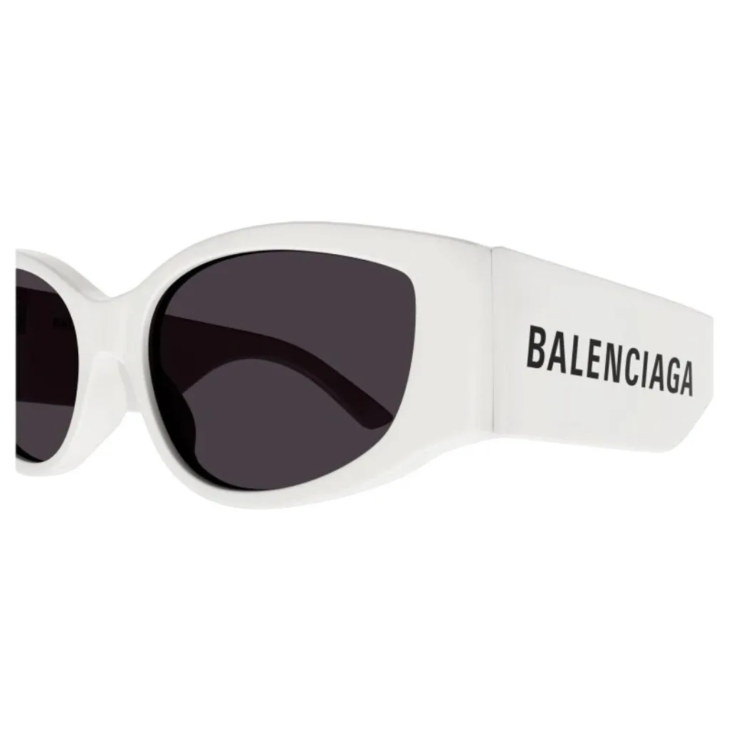 BALENCIAGA Max Sunglasses in Ivory New with Case Womens BB0258S-003 Sunnies - Image 3