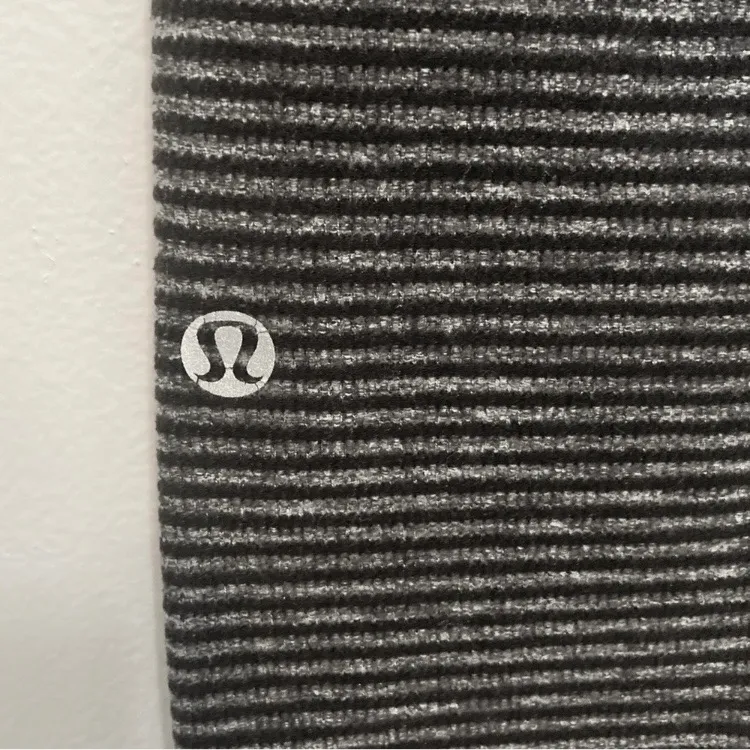 Lululemon Wunder Under Legging Reversible Black Gray Heathered Coal Mini Check - Image 10