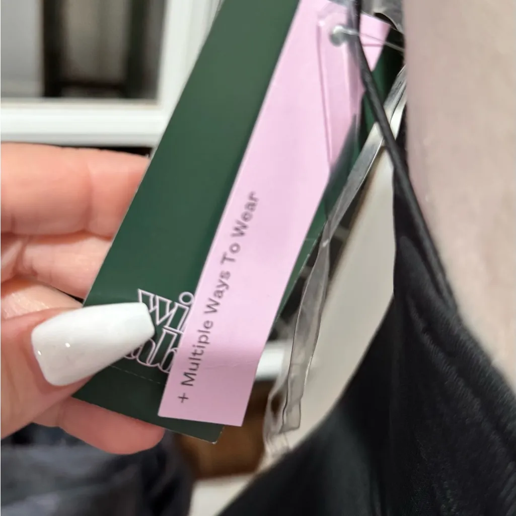 Wild Fable ‘Multiple Ways To Wear’ Dressy Black Ruched Mini Dress - Image 9