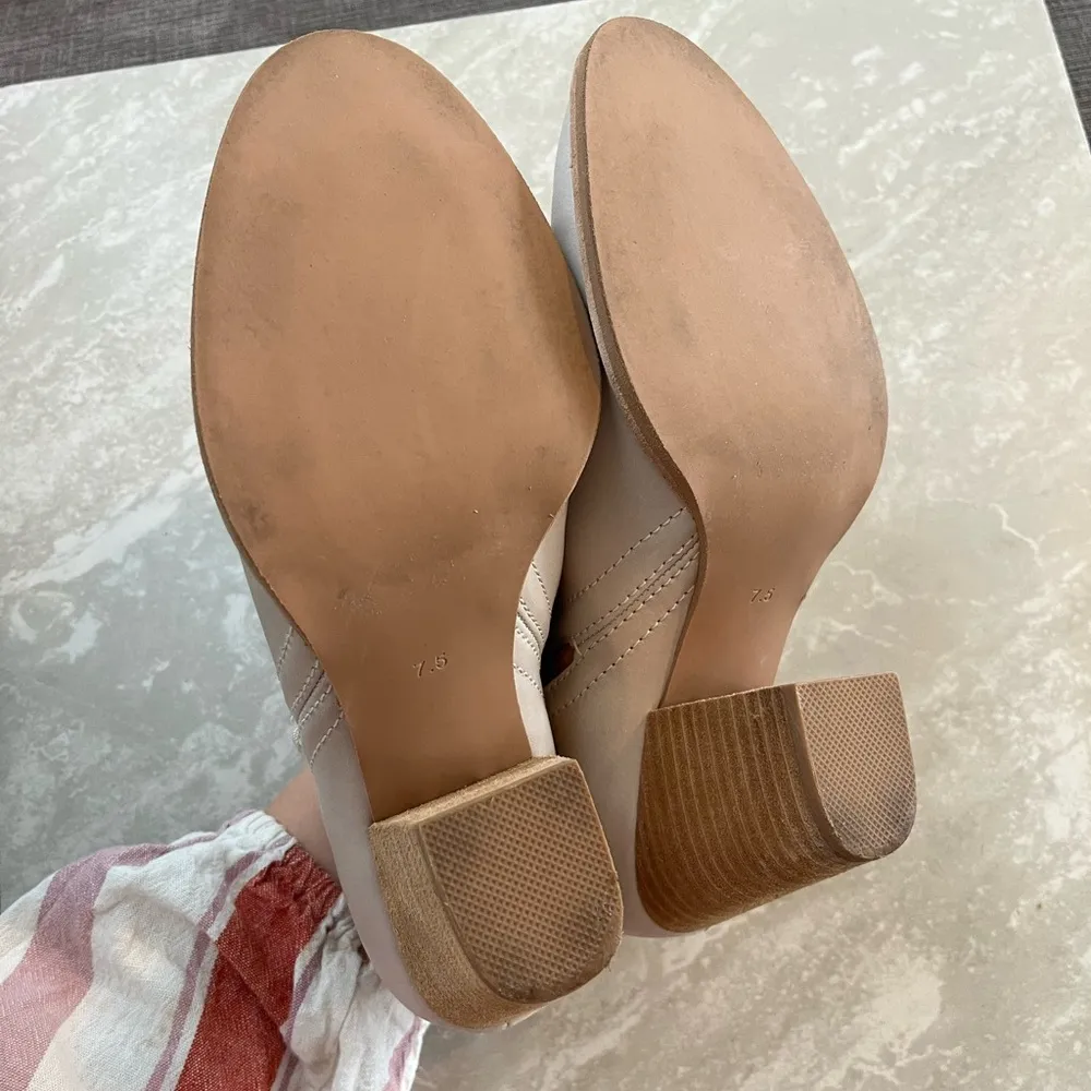 Jeffrey Campbell Boots in Ivory Leather- Size 7.5 - Image 6