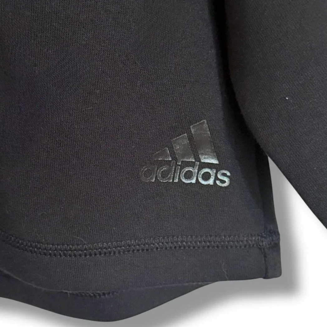 Adidas Women's VRCT Cropped Pullover Hoodie, Black Size XL NWT Team Adidas - Image 4