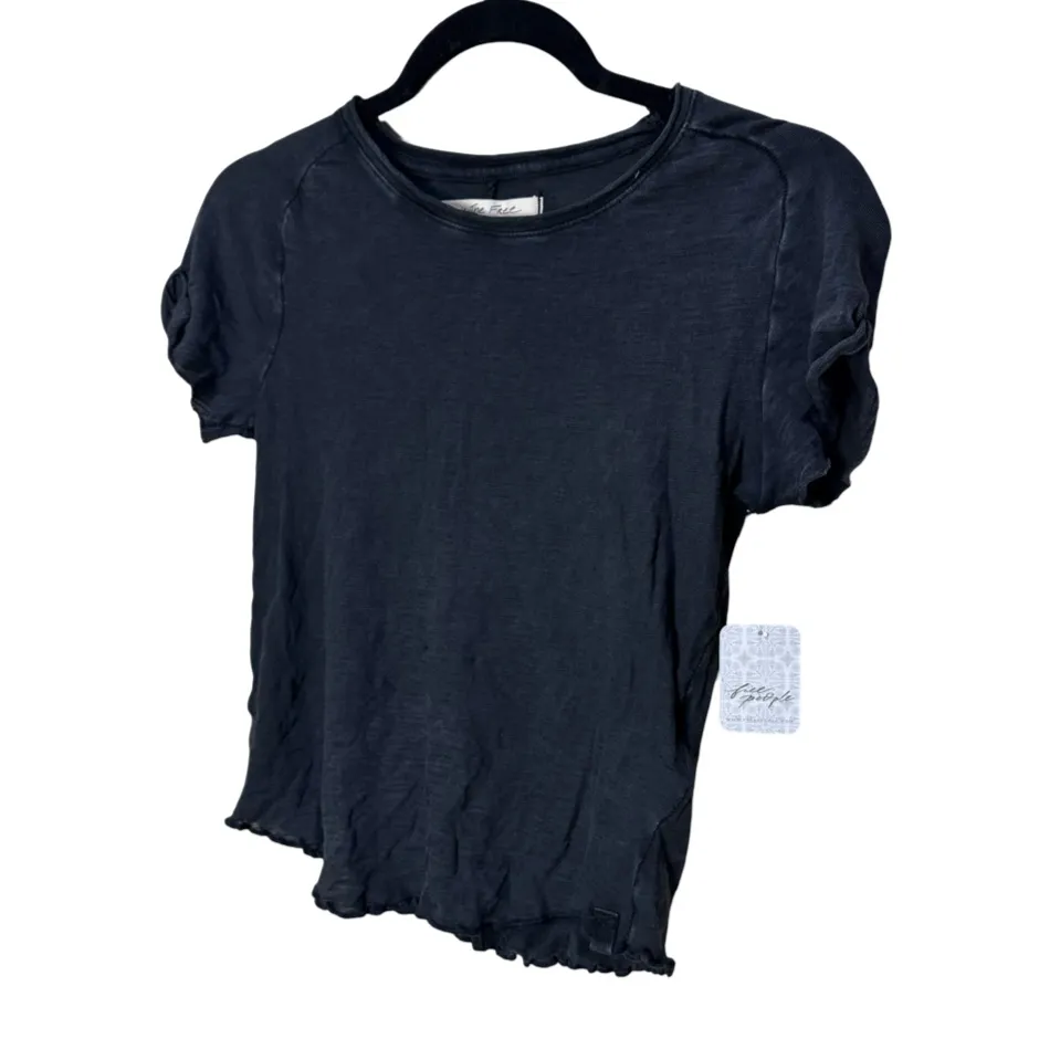 Free People Women's Lettuce-Edge Be My Baby T-Shirt - Black - Image 5