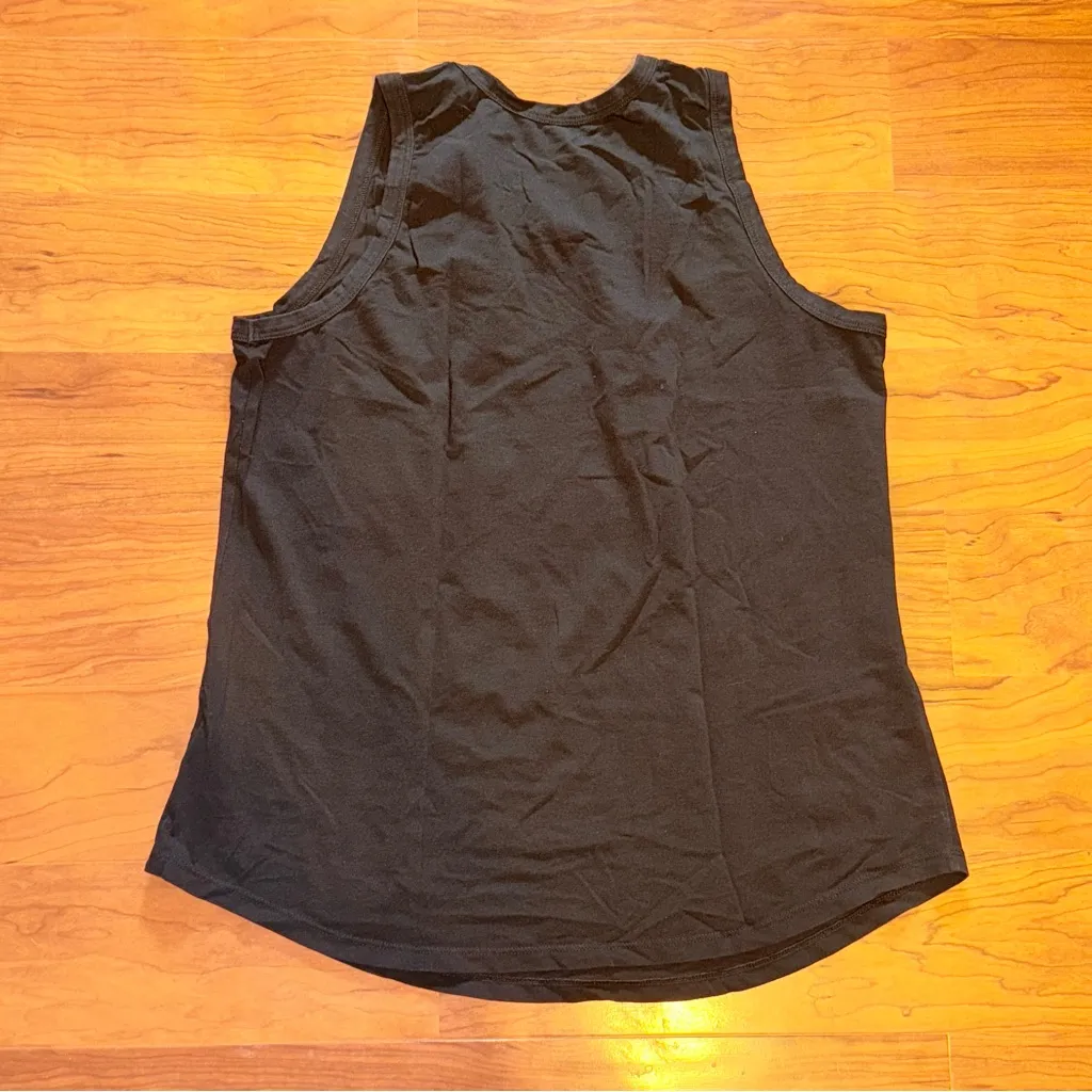 UNIVERSAL STANDARD Sleeveless Tank Top Oversized Black Small - Image 2