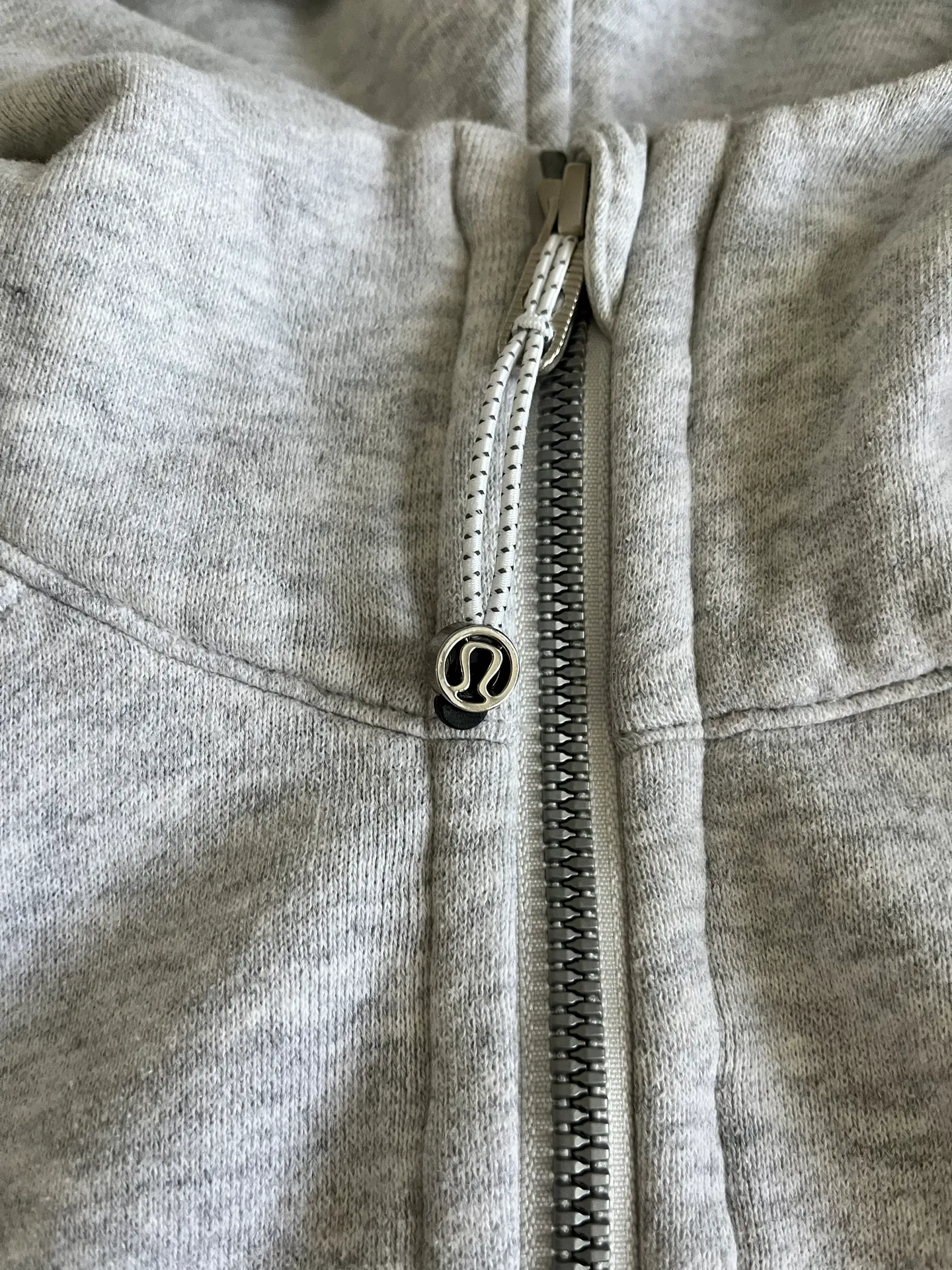 Lululemon Heathered Gray Scuba Half zip - Image 4