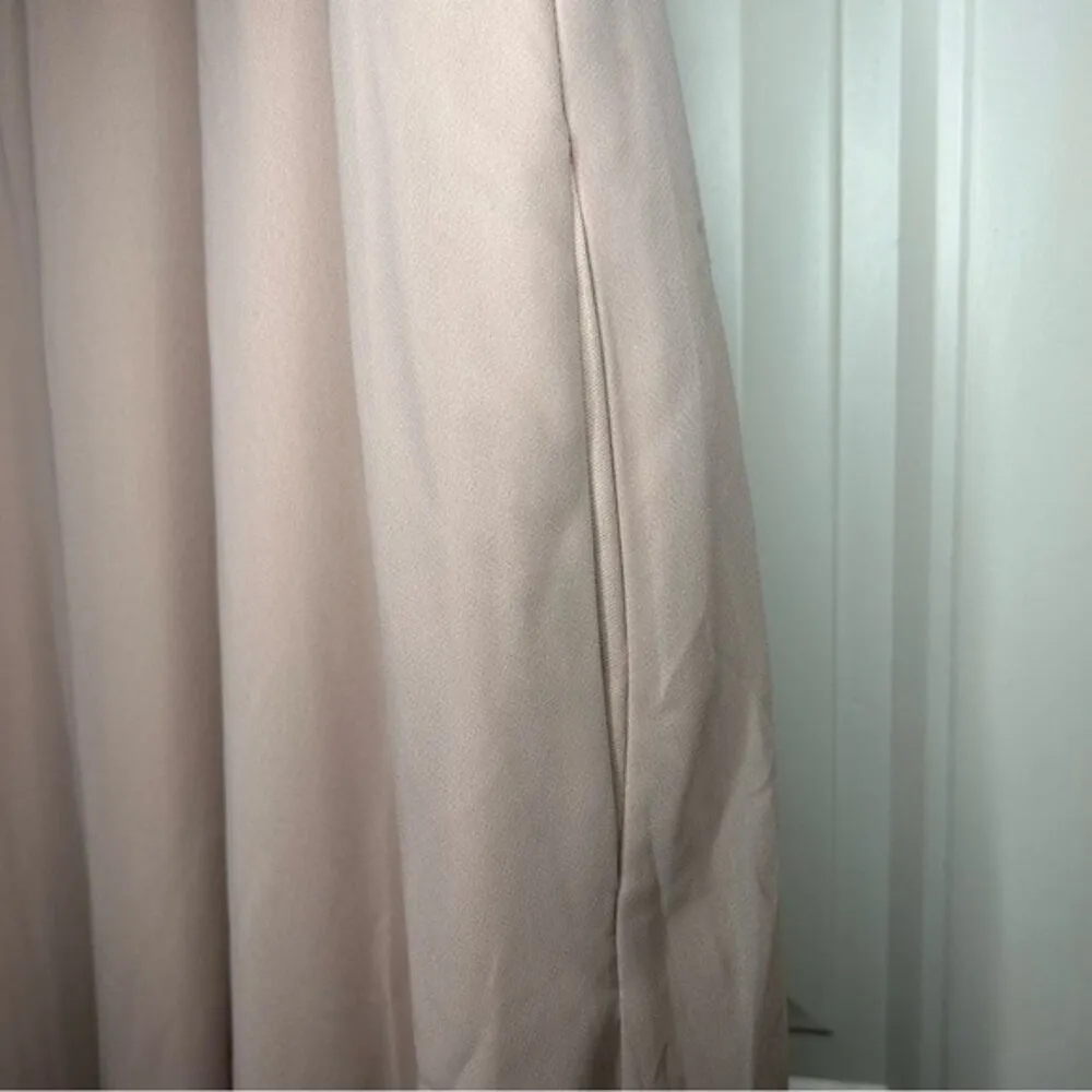 NEW Birdy Grey Gwennie neutral taupe bridesmaid maxi dress women's size small - Image 12