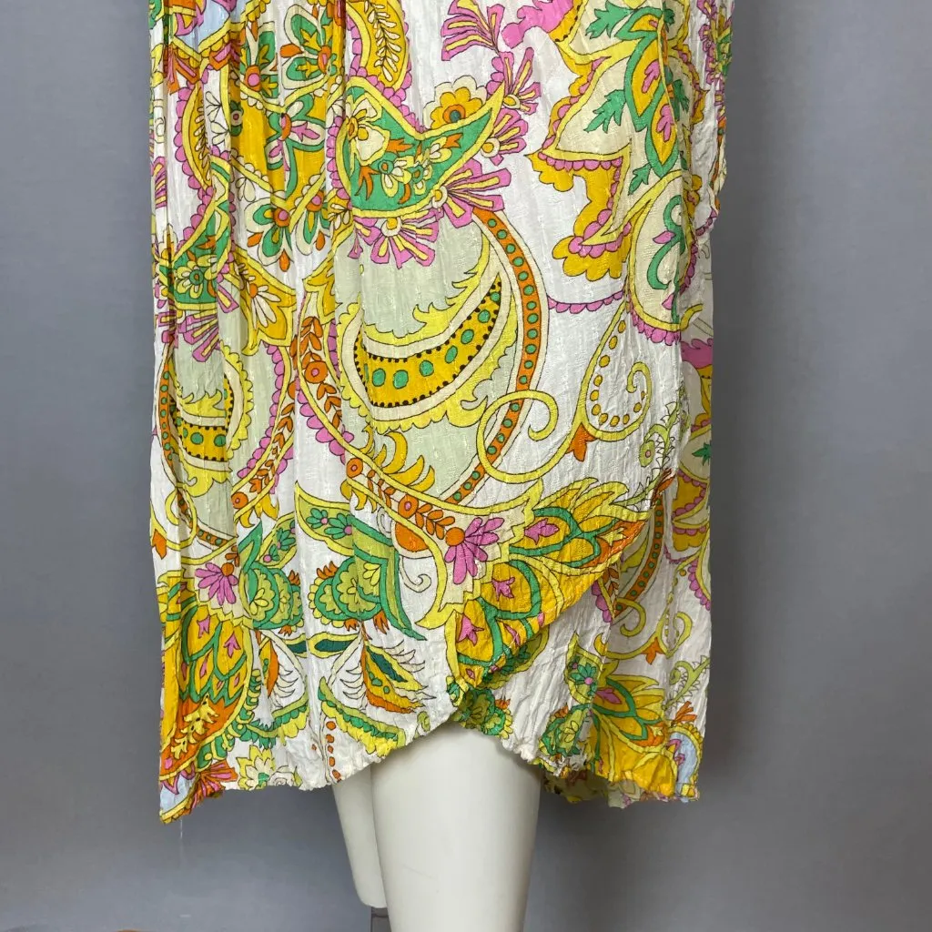 Haute Hippie Wrap Skirt Asymmetrical Floral Size Small Boho‎ Flower Child Hippie - Image 5