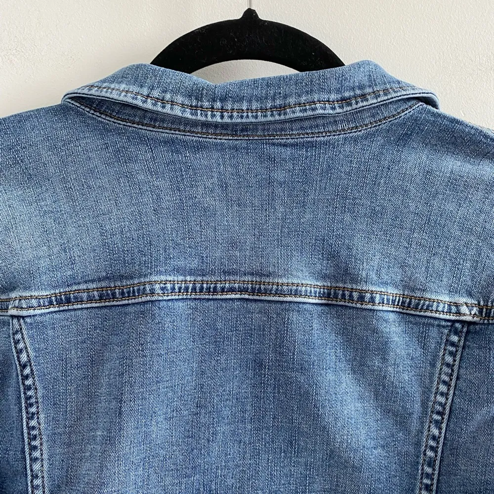 J. Crew Factory Blue Jean Jacket Size Small - Image 8