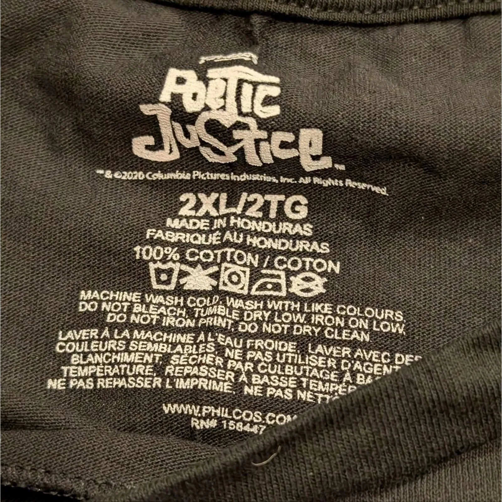 🆕 Poetic Justice Movie Plus 2x Tupac Graphic T - Image 3