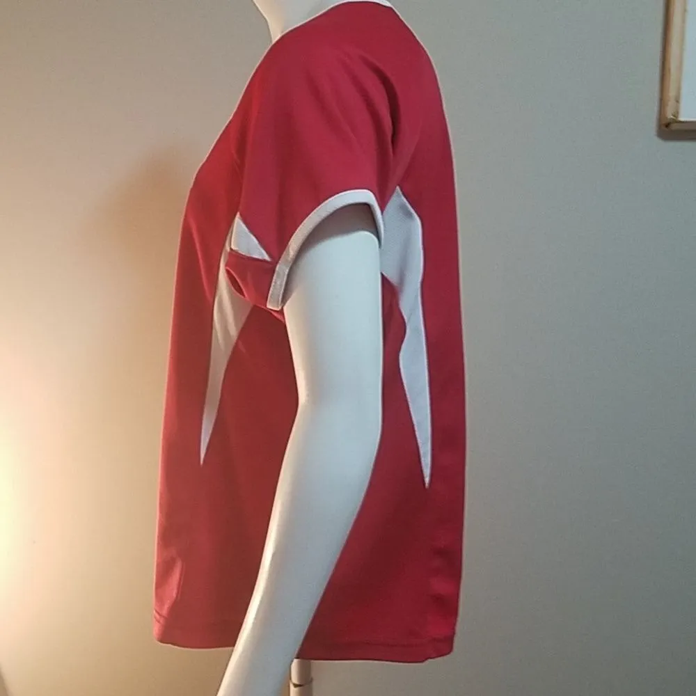 Holloway  Red & White Nebraska Huskers Tee (Large) - Image 4