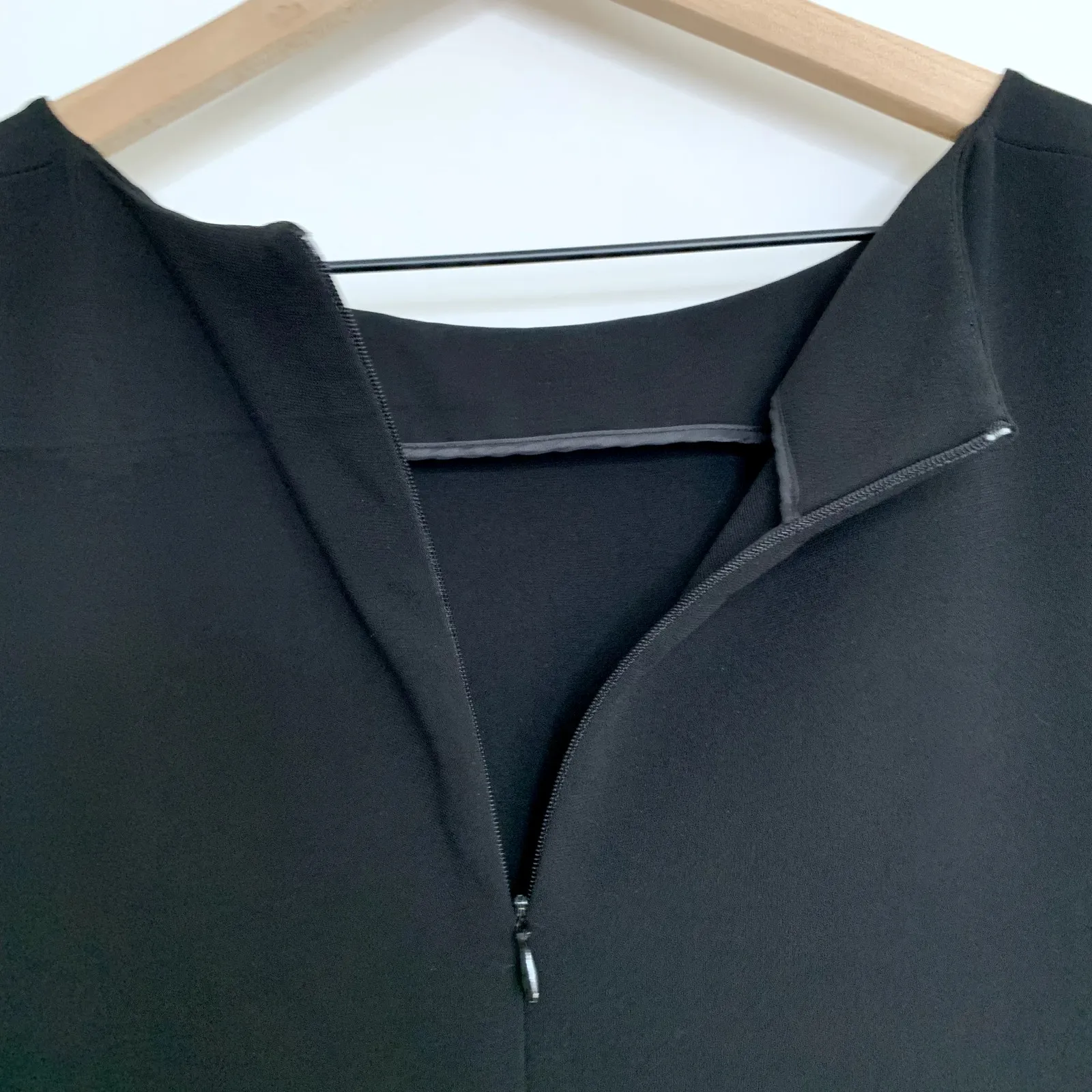 MM Lafleur The Sarah Dress Crepe Black Womens Size 8 - Image 7