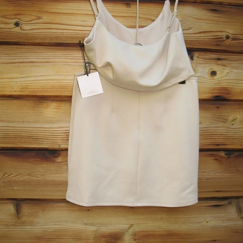 NWT Superdown Madalyn Skirt Set in Nude XL - Image 6