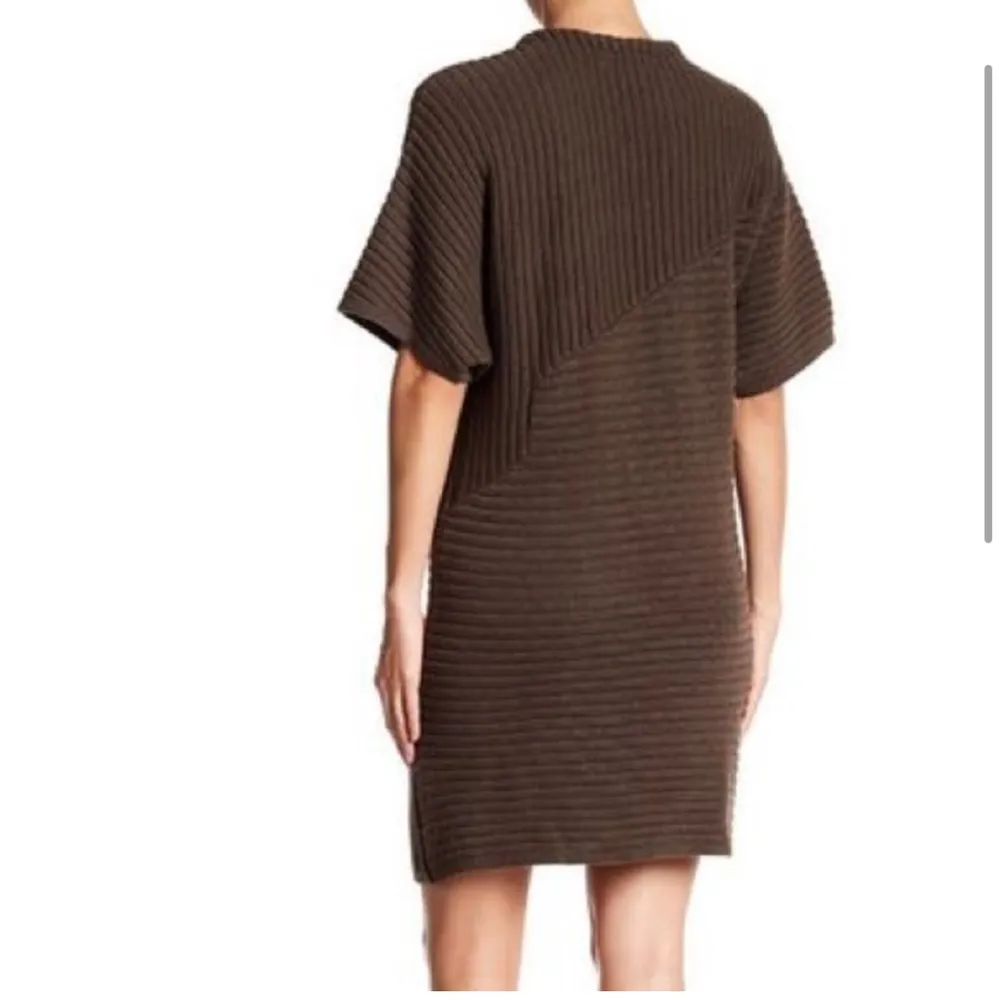 NWT  Dolman Ribbed Short Sleeve Sweater Dress Size Small - Image 2