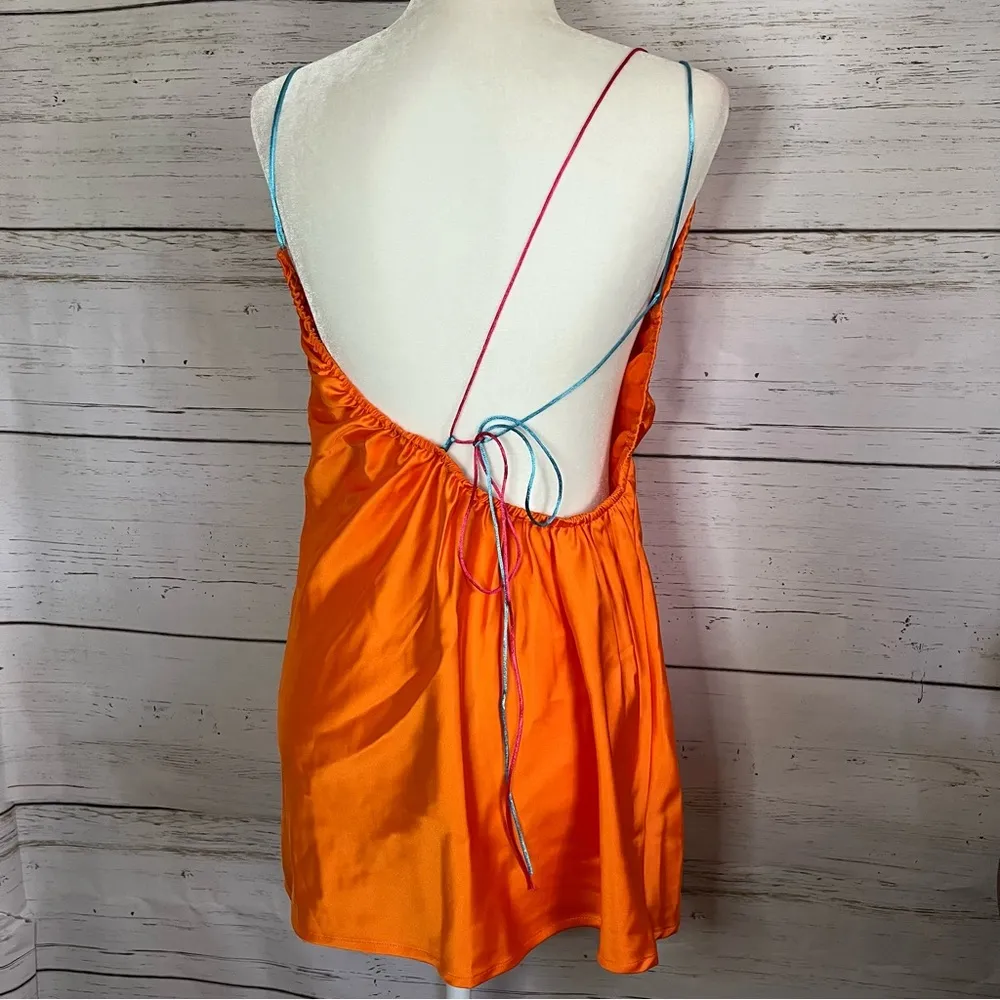 White Fox Boutique White Fox satin minidress - Image 6