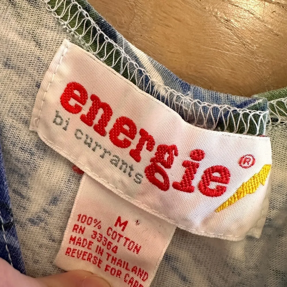 Energize by currants vintage floral sleeveless cotton romper size medium - Image 2