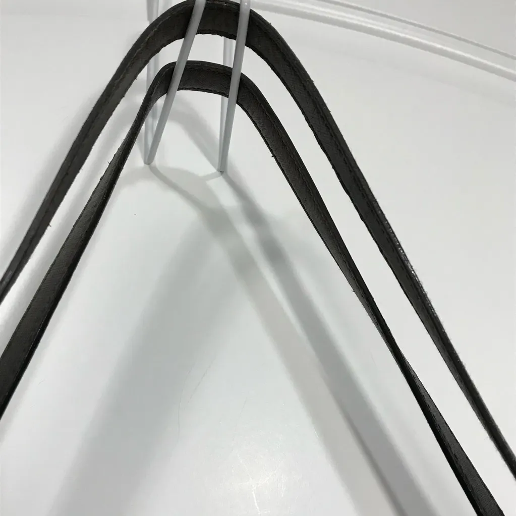 Salvatore Ferragamo Gancini Dark Brown Leather Tote Bag EUC - Image 5