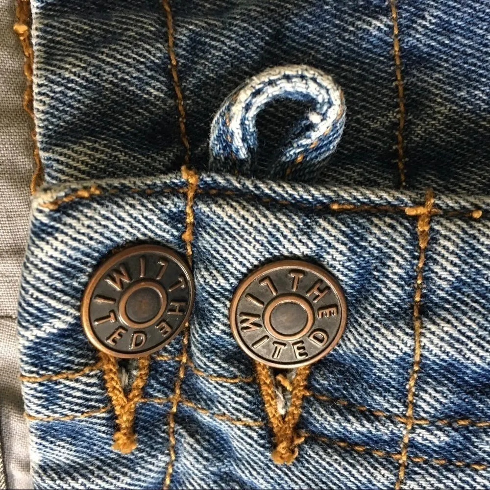 TALL The Limited High waist 2 button Vintage Jeans! 80s Era - Image 6