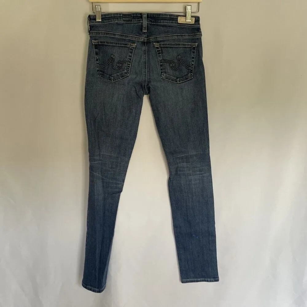 AG Adriano Goldschmied the stilt cigarette leg blue jeans denim cotton size 27 - Image 6