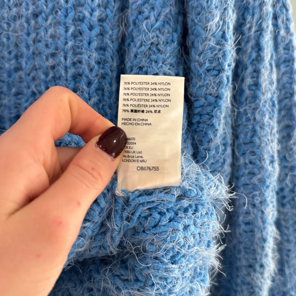 Free People Oasis Tunic Pullover Blue Small - Image 6