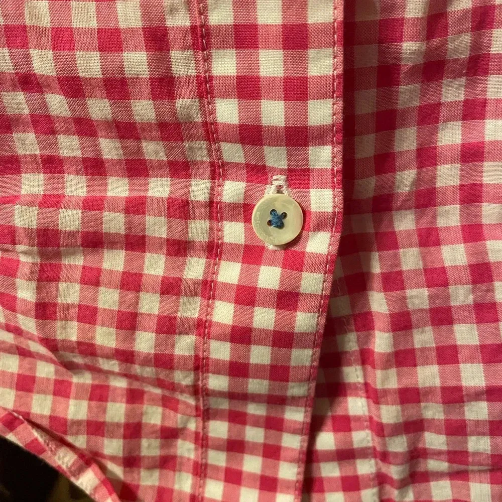 VINEYARD VINES PINK GINGHAM BUTTON DOWN - Image 3