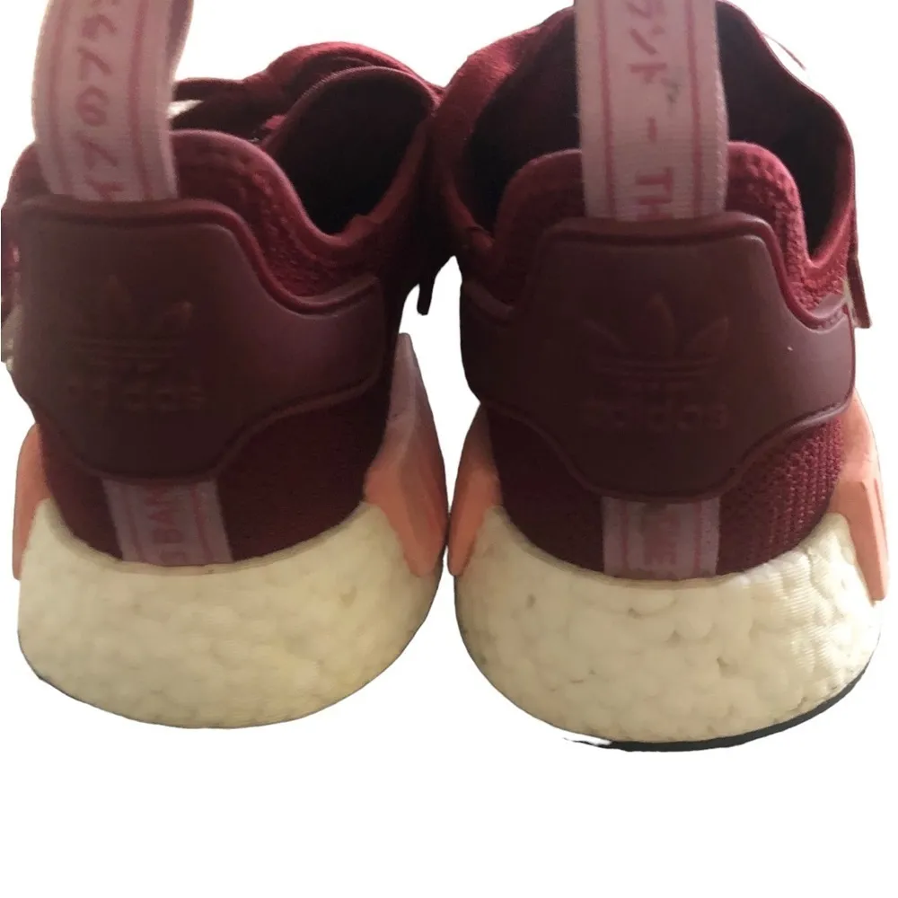 NMD_R1 Boost Collegiate Women’s Burgundy Athletic Sneaker Sz. 9 Athletic - Image 7