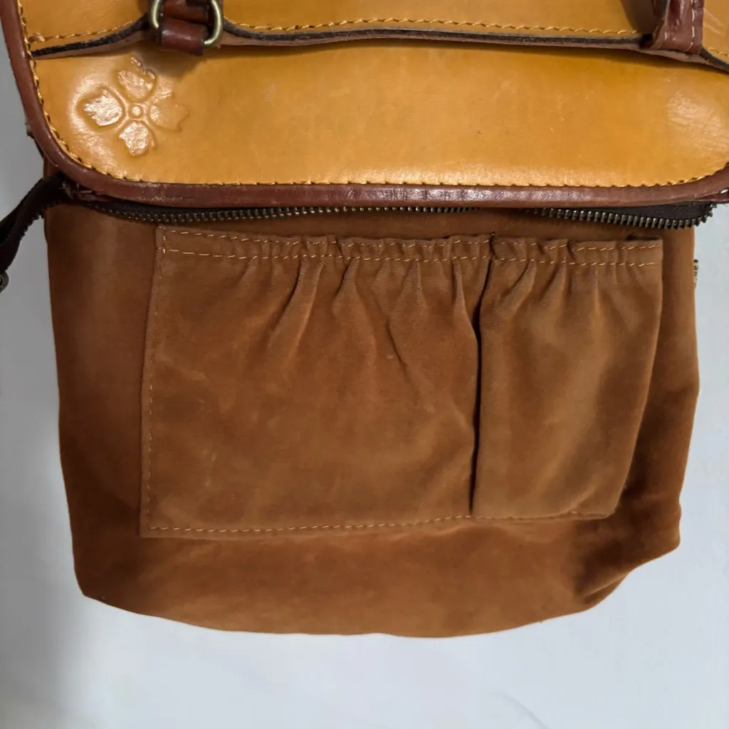 Patricia Nash Tooled Leather Satchel Crossbody Bag - Image 11