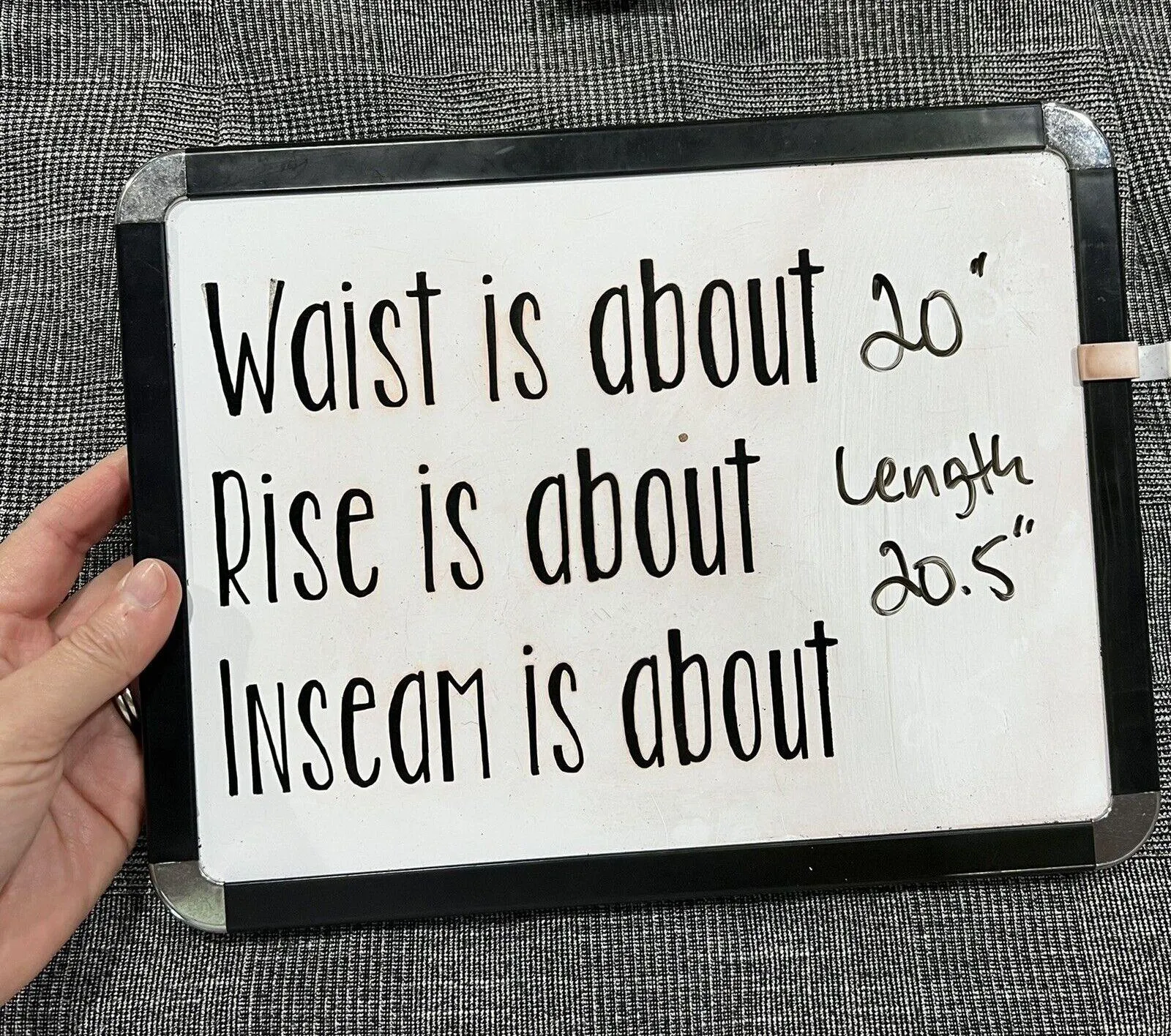 H&M Plus Sz 18 Skirt With Belt Dark Gray Glen Plaid Check Knee Length Schoolgirl - Image 2