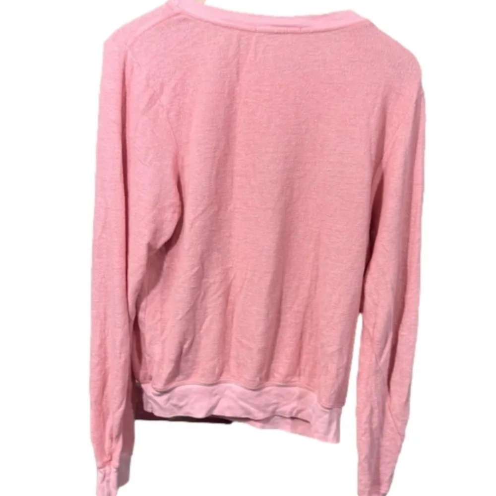 WILDFOX 'Shopping Is My Cardio' Fuzzy Cozy Sweater Crewneck - Image 3