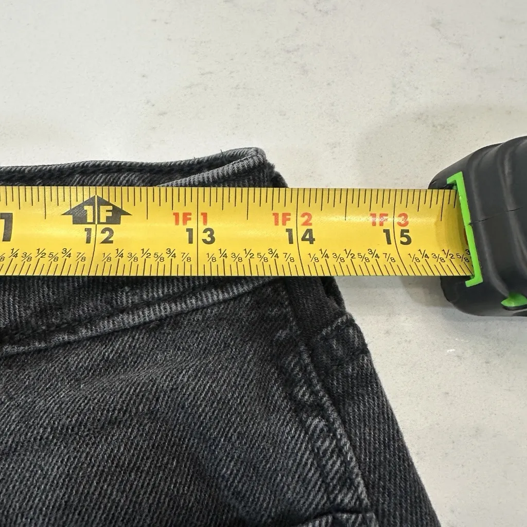 Hollister Jeans Womens 3S 26x25 Black Ultra High-Rise Mom Jean Vintage Stretch - Image 4