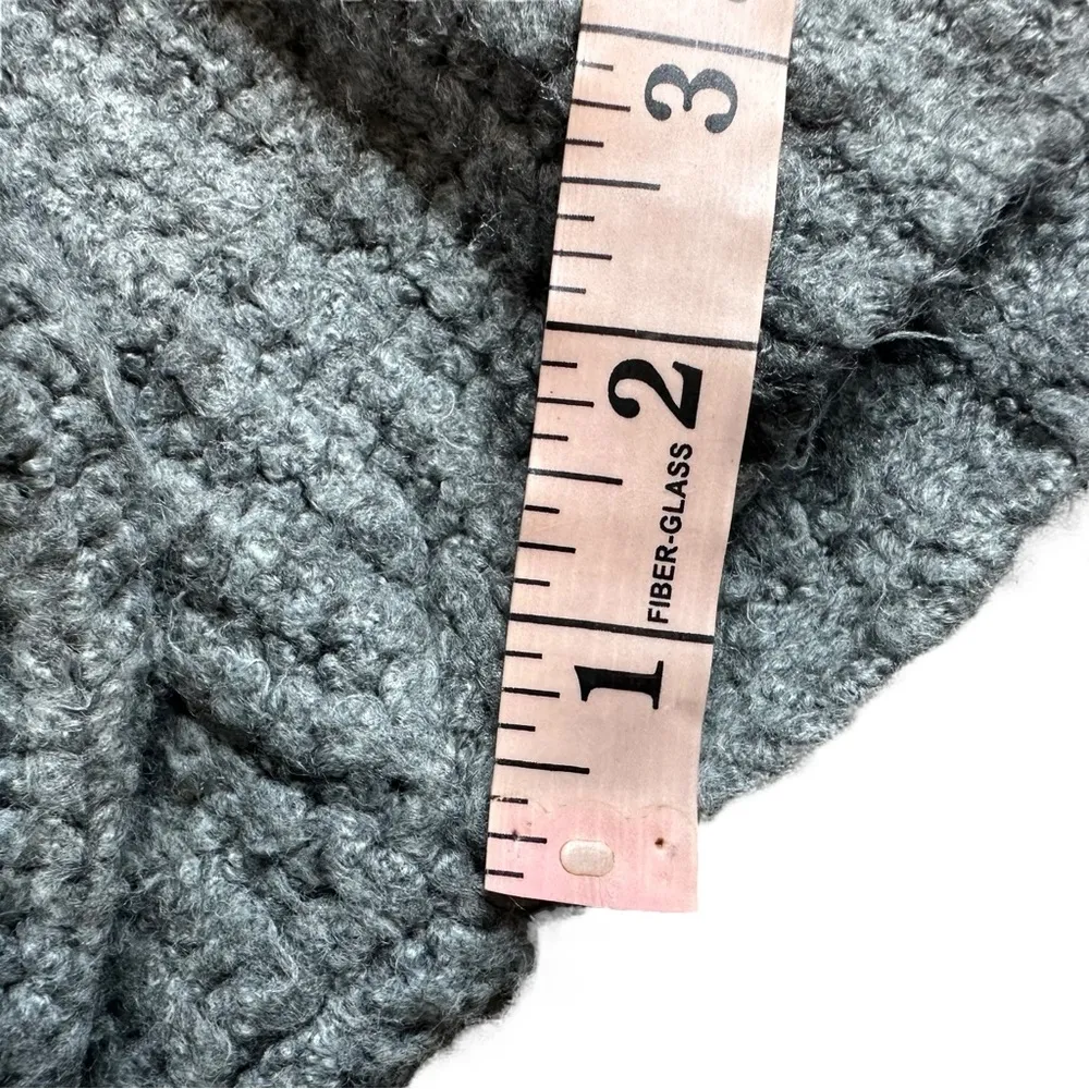 Torrid Plus Size Gray Pullover Poncho Style Sweater Turtleneck Chunky 1X Plus - Image 8