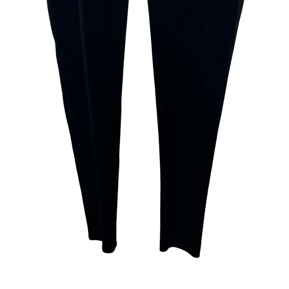 SPANX® Black Velvet Leggings High Waisted Skinny Holiday‎ Winter Small S - Image 6