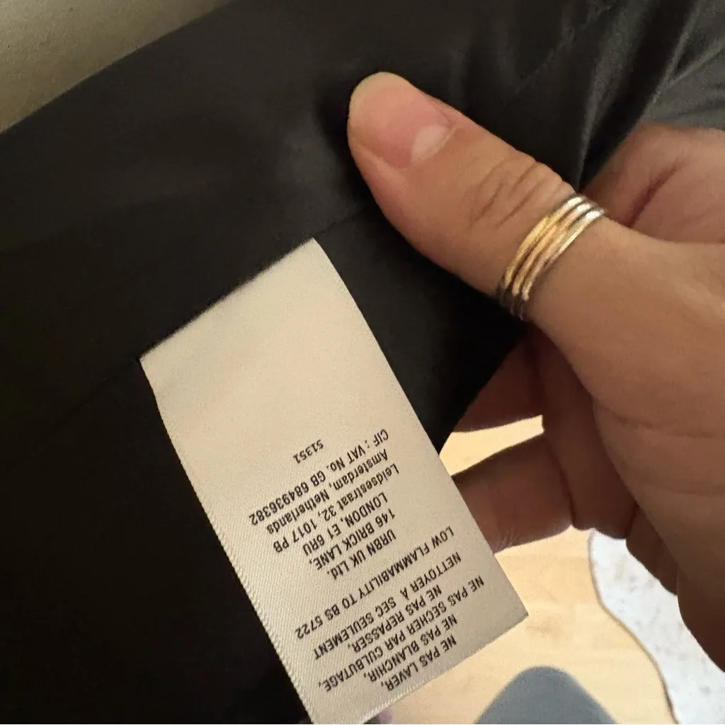 ULLA JOHNSON Amara Dress In Noir Ruffle Tiered Mini Cocktail Size 8 - Image 10