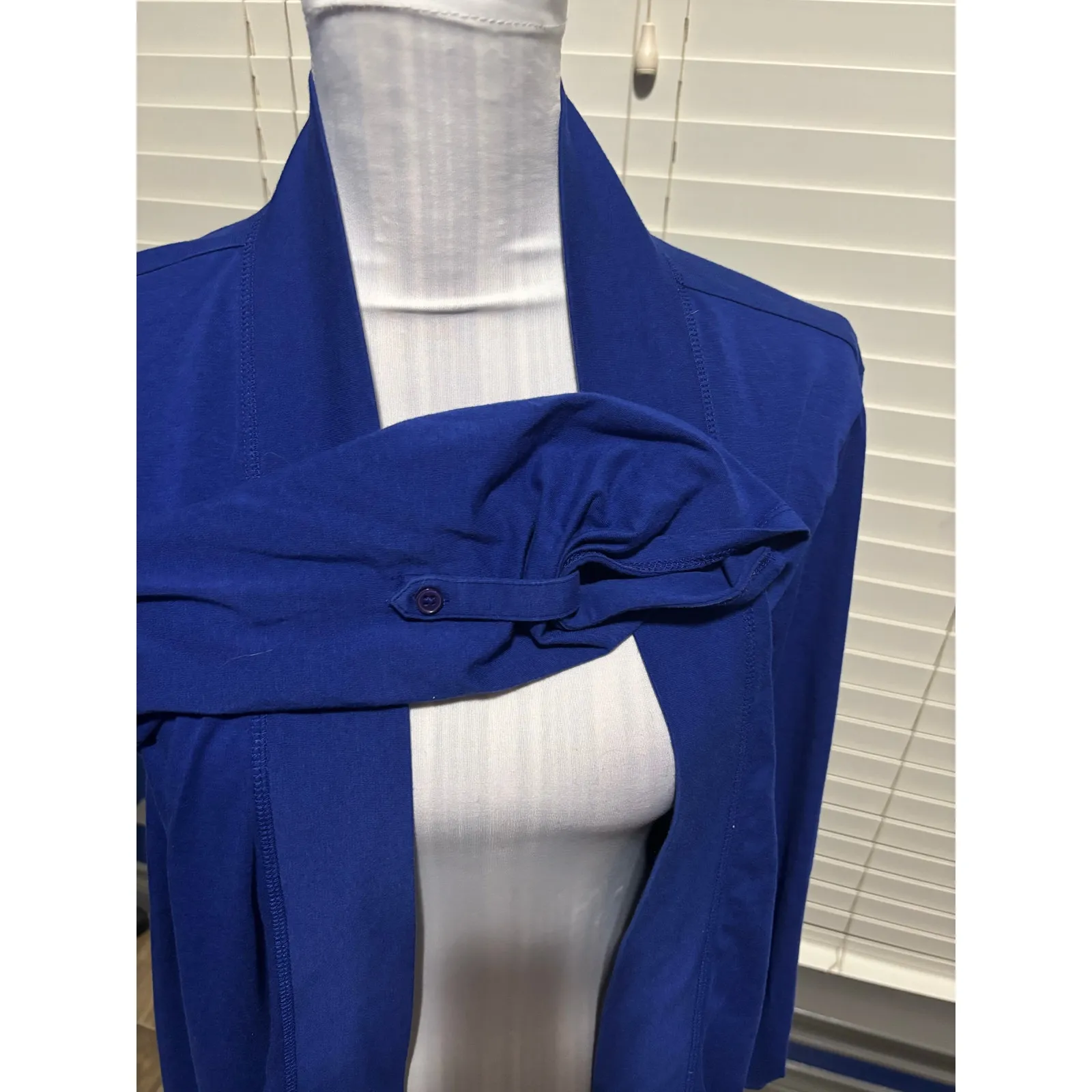 Crown & Ivy Blue Open Cardigan Size XL - Image 3