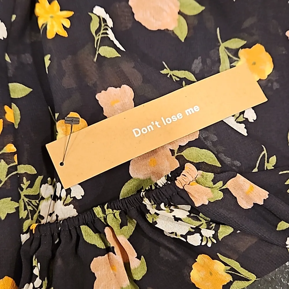 💕REFORMATION💕 Breeze Off-the-Shoulder Dress Sylvie Floral Print 6 NWT - Image 11